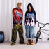 BURNIN Flame Mesh Racing Cycling Sweatshirt