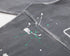 BURNIN* "2503" v-neck splash-ink retro old washed T-shirt