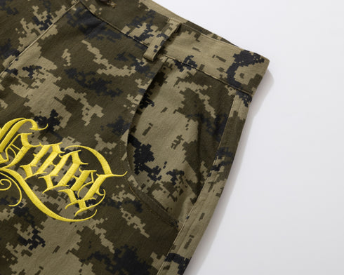 Burnin* "2503" Digital Camouflage Wide-Leg Pants