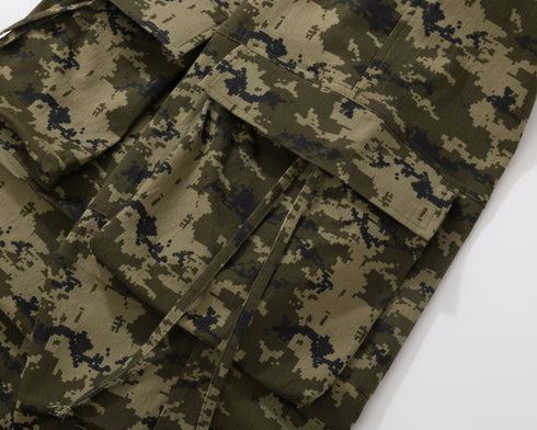 Burnin* "2503" Digital Camouflage Wide-Leg Pants