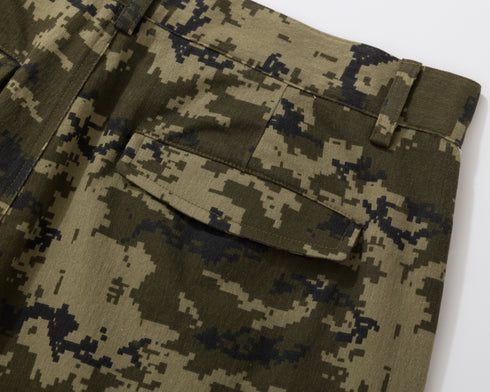 Burnin* "2503" Digital Camouflage Wide-Leg Pants