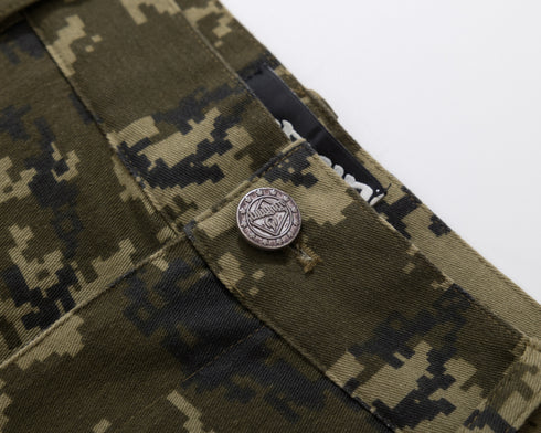 Burnin* "2503" Digital Camouflage Wide-Leg Pants