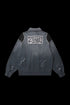 BURNIN Dyeing Ink-splashing Polo Collar Sweatshirt