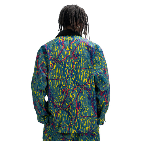 Fire Pattern Camouflage Combat Shirt - PSYLOS 1, Fire Pattern Camouflage Combat Shirt, Shirt, Burnin, PSYLOS 1