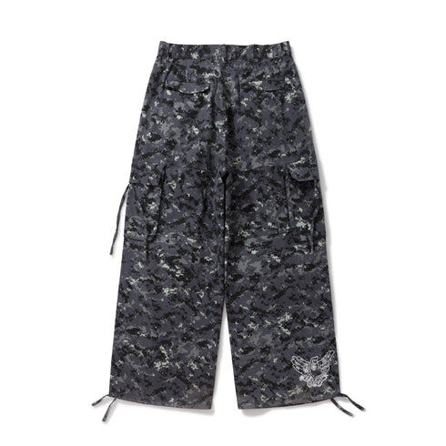 Burnin* "2503" Digital Camouflage Wide-Leg Pants