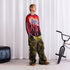 BURNIN Flame Mesh Racing Cycling Sweatshirt